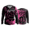 2820 FD Womens V-Neck Longsleeve TX-N2L-PINK