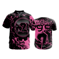 2820 FD Quarter Zip Batting Jacket SS TX-N2L-PINK