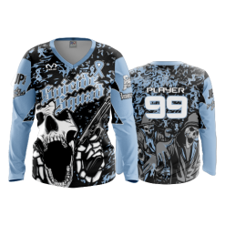 2572 FD Womens V-Neck Longsleeve SUICIDE-SQUAD-COLUMBIA