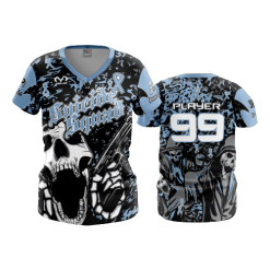 2572 FD Womens V-Neck SUICIDE-SQUAD-COLUMBIA