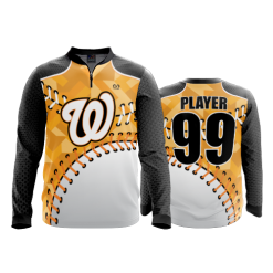 2813 FD Quarter Zip Batting Jacket LS WHOA-WE-WA