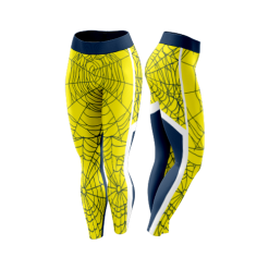 1016 FD Leggings SPIDER-DRAFT-YELLOW-NAVY