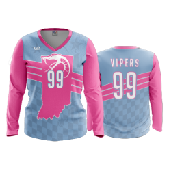 2416 FD Womens V-Neck Longsleeve NWI-LADY-VIPERS
