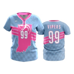 2416 FD WOMENS 2 BUTTON SCOOP NECK CL NWI-LADY-VIPERS