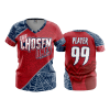 2814 FD Womens V-Neck THE-CHOSEN-ONES-RED