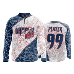 2814 FD Quarter Zip Batting Jacket LS THE-CHOSEN-ONES
