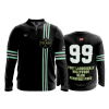 2640 FD Quarter Zip Batting Jacket LS COLADA-CUBAN-CAFE
