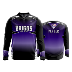 2799 FD Quarter Zip Batting Jacket LS BRIGGS-HIGH-ADDON