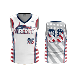 2826 FD Womens V-Neck Sleeveless WV-LIBERTY-WHITE