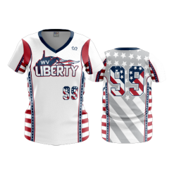 2826 FD Womens V-Neck WV-LIBERTY-WHITE