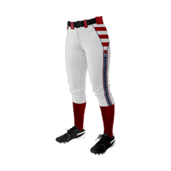 2826 FD Girls Fastpitch Pant CL WV-LIBERTY-WHITE