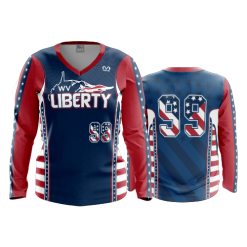 2826 FD Womens V-Neck Longsleeve WV-LIBERTY