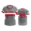 2508 FD Womens V-Neck SLUGGERS-2020-CHARCOAL