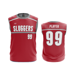 2508 FD Sport Sleeveless MENS SLUGGERS-2020-RED