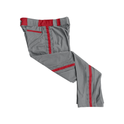 2508 CL CHARCOAL CUSTOM BRAID MENS PANT SLUGGERS-2020-RED