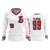 2508 FD Womens V-Neck Longsleeve SLUGGERS-2020-WHITE