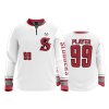 2508 FD Quarter Zip Batting Jacket LS SLUGGERS-2020-WHITE