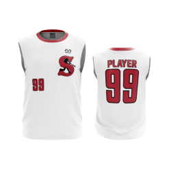 2508 FD Sport Sleeveless MENS SLUGGERS-2020-WHITE