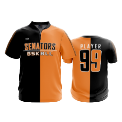 2831 FD Quarter Zip SS - Ribbed Collar SENATORS-GIRLS-BASKETBALL