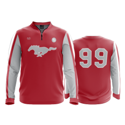 2835 FD Quarter Zip Batting Jacket LS WOLFPACK-BASKETBALL