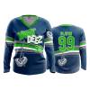 2728 FD Womens V-Neck Longsleeve YANK-DEEZ-NAVY