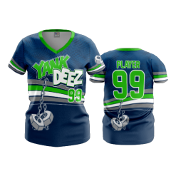 2728 FD Womens V-Neck YANK-DEEZ-NAVY