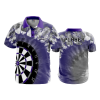 2386 FD Polo THROW-LINE-DRINKERY-TYE-DYE-PURPLE