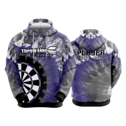 2386 FD Hoody THROW-LINE-DRINKERY-TYE-DYE-PURPLE