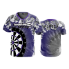 2386 FD Sport V-Neck MENS THROW-LINE-DRINKERY-TYE-DYE-PURPLE