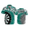 2386 FD Polo THROW-LINE-DRINKERY-TYE-DYE-TEAL