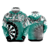 2386 FD Hoody THROW-LINE-DRINKERY-TYE-DYE-TEAL