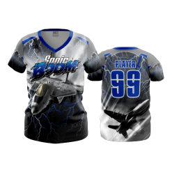 2830 FD Womens V-Neck SONIC-BOOM-GREY