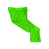 2832 CL FULL DYE CUSTOM MENS PANT KEWASKUM-TRIBE-FLO-GREEN-BASE-FLO INK + $5