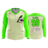 2832 FD Womens V-Neck Longsleeve KEWASKUM-TRIBE-OLD-WHITE-FLO-FLO INK + $5