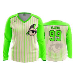 2832 FD Womens V-Neck Longsleeve KEWASKUM-TRIBE-OLD-WHITE-FLO-FLO INK + $5