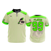 2832 FD Quarter Zip Batting Jacket SS KEWASKUM-TRIBE-OLD-WHITE-FLO-FLO INK + $5