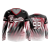 2839 FD Womens V-Neck Longsleeve OHIO-BANDITS-BLACK