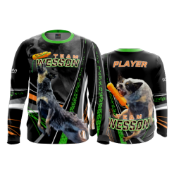 2838 FD Long Sleeve MENS TEAM-WESSON-FLO-ORANGE-FLO INK + $5