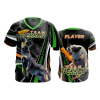2838 FD Sport V-Neck MENS TEAM-WESSON-FLO-ORANGE-FLO INK + $5
