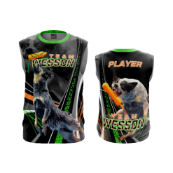 2838 FD Sport Sleeveless MENS TEAM-WESSON-FLO-ORANGE-FLO INK + $5