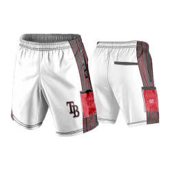 2049 LIGHTWEIGHT MICROFIBER 160gsm SHORT TEAM-BIDNESS-WHITE-RED