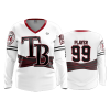 2049 FD Womens V-Neck Longsleeve TEAM-BIDNESS-WHITE-RED
