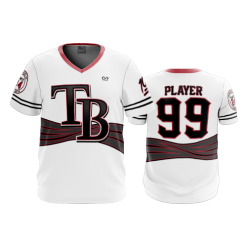 2049 FD Sport V-Neck MENS TEAM-BIDNESS-WHITE-RED