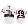 2049 FD Quarter Zip Batting Jacket SS TEAM-BIDNESS-WHITE-RED