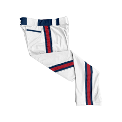 2843 CL WHITE CUSTOM BRAID MENS PANT CRESTLINE-ANIMALS