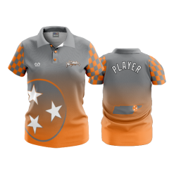 804 FD Womens Polo EAST-TN-INSANITY-CHARCOAL