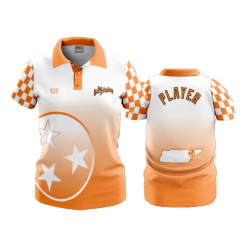 804 FD Womens Polo EAST-TN-INSANITY-WHITE