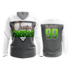 2841 FD Womens V-Neck Longsleeve CHUPACABRAS