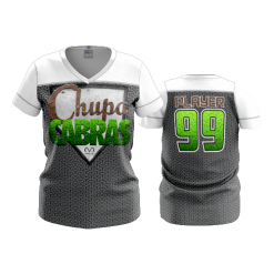 2841 FD Womens V-Neck CHUPACABRAS