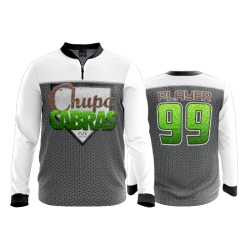 2841 FD Quarter Zip Batting Jacket LS CHUPACABRAS